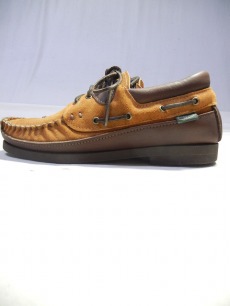 【新品未使用】アメリカ製　ハンドメイド　モカシン　footskins Footwear by Footskins【フットウェアバイフットスキンズ